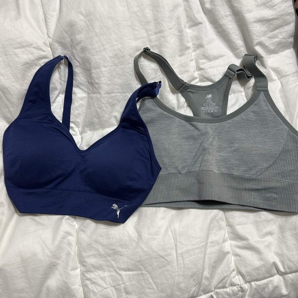 Puma Women's Deep Blue Sports Bra